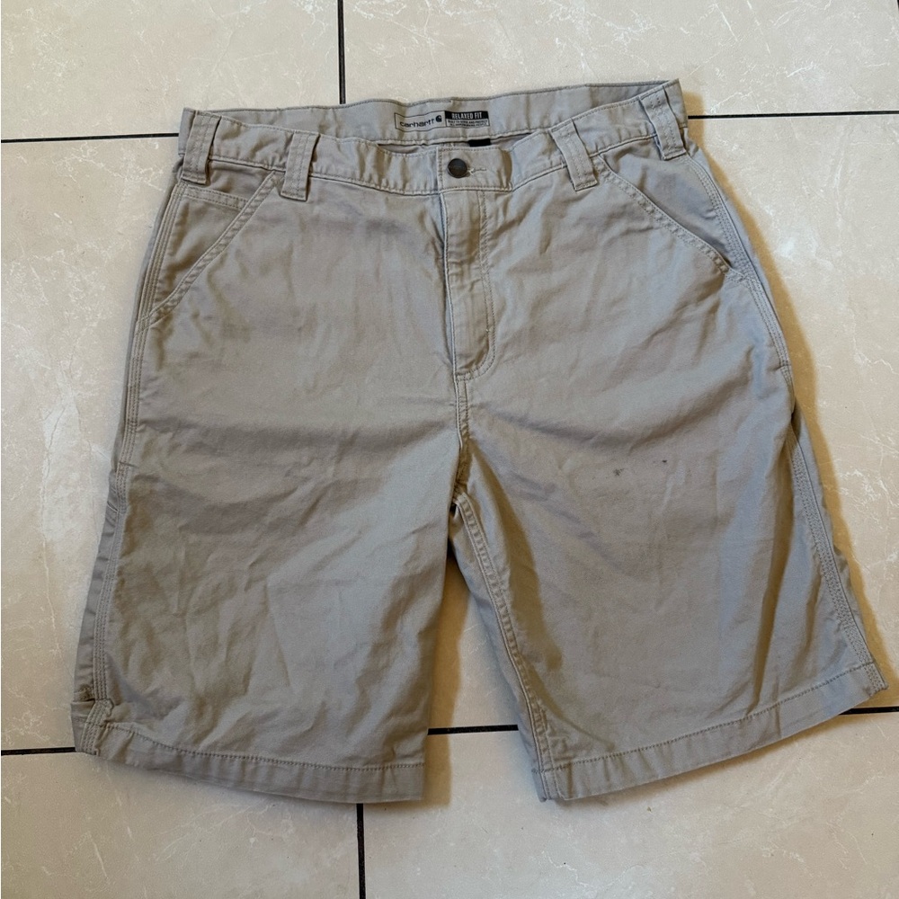 Carhartt Tan Cargo Shorts Classic Style
